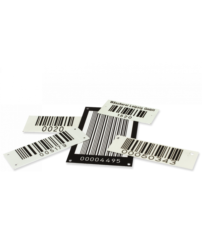 alu barcode schilder